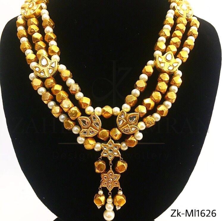 Golden Kundan Mala