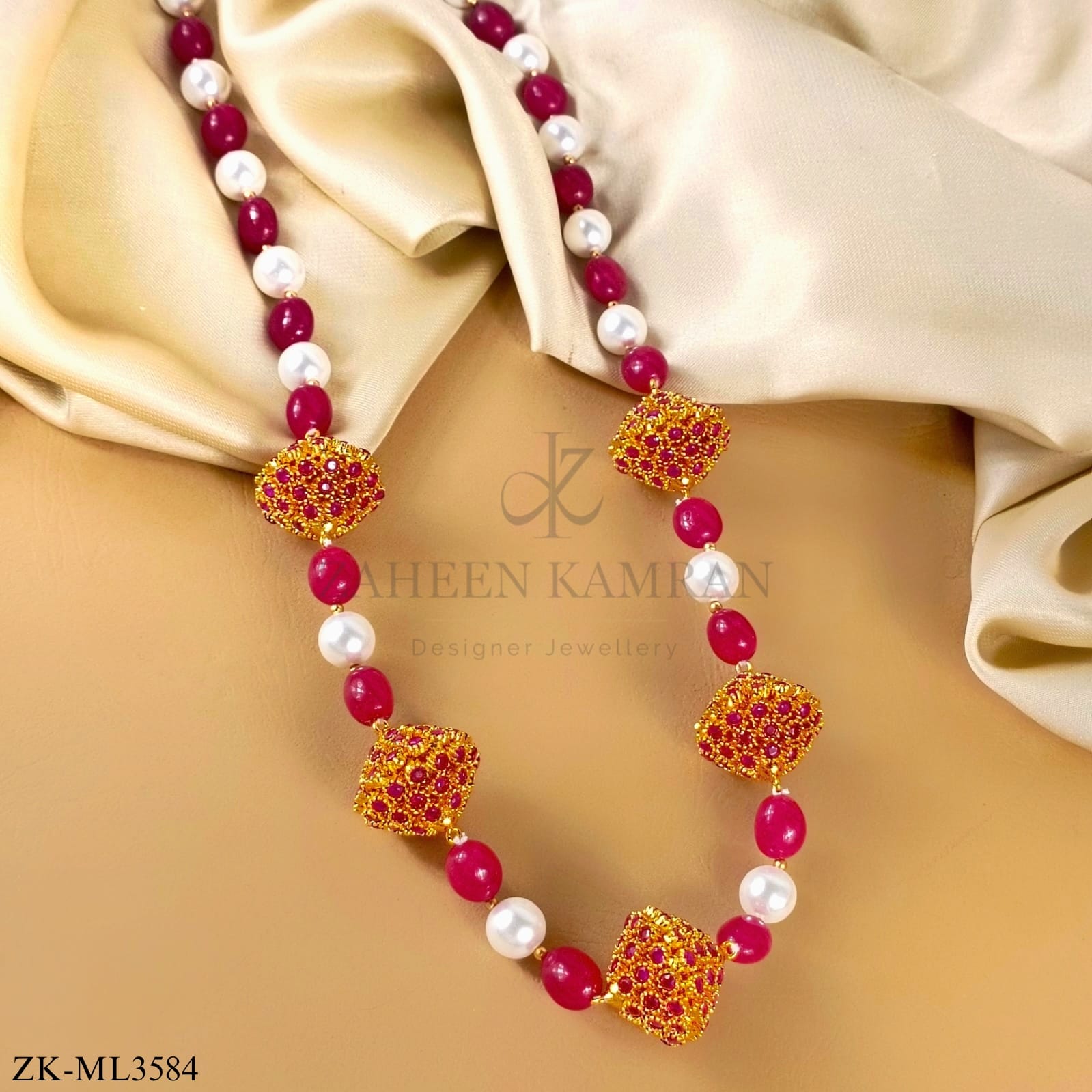 PINK ZIRCONIA MALA