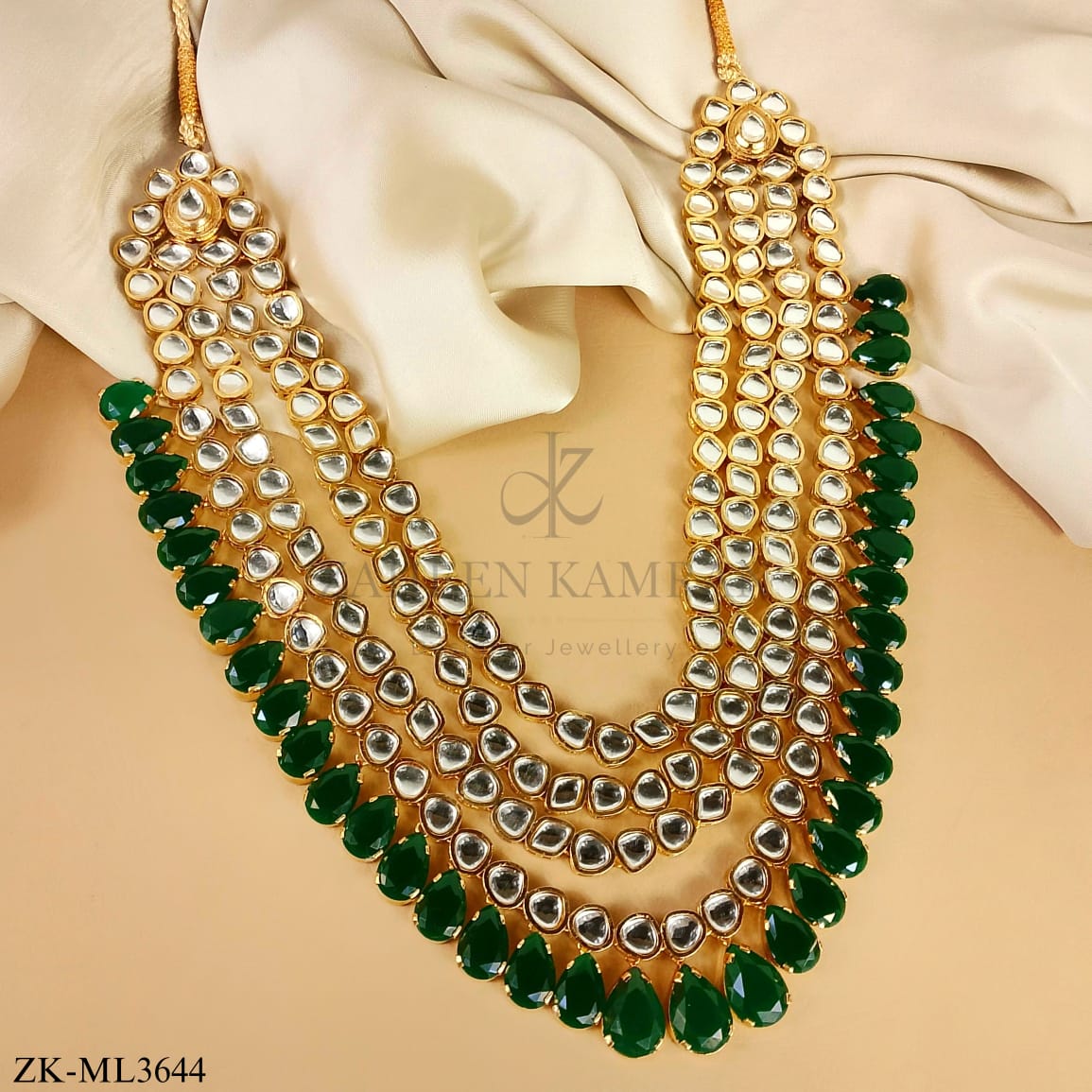 KUNDAN EMERALD MALA
