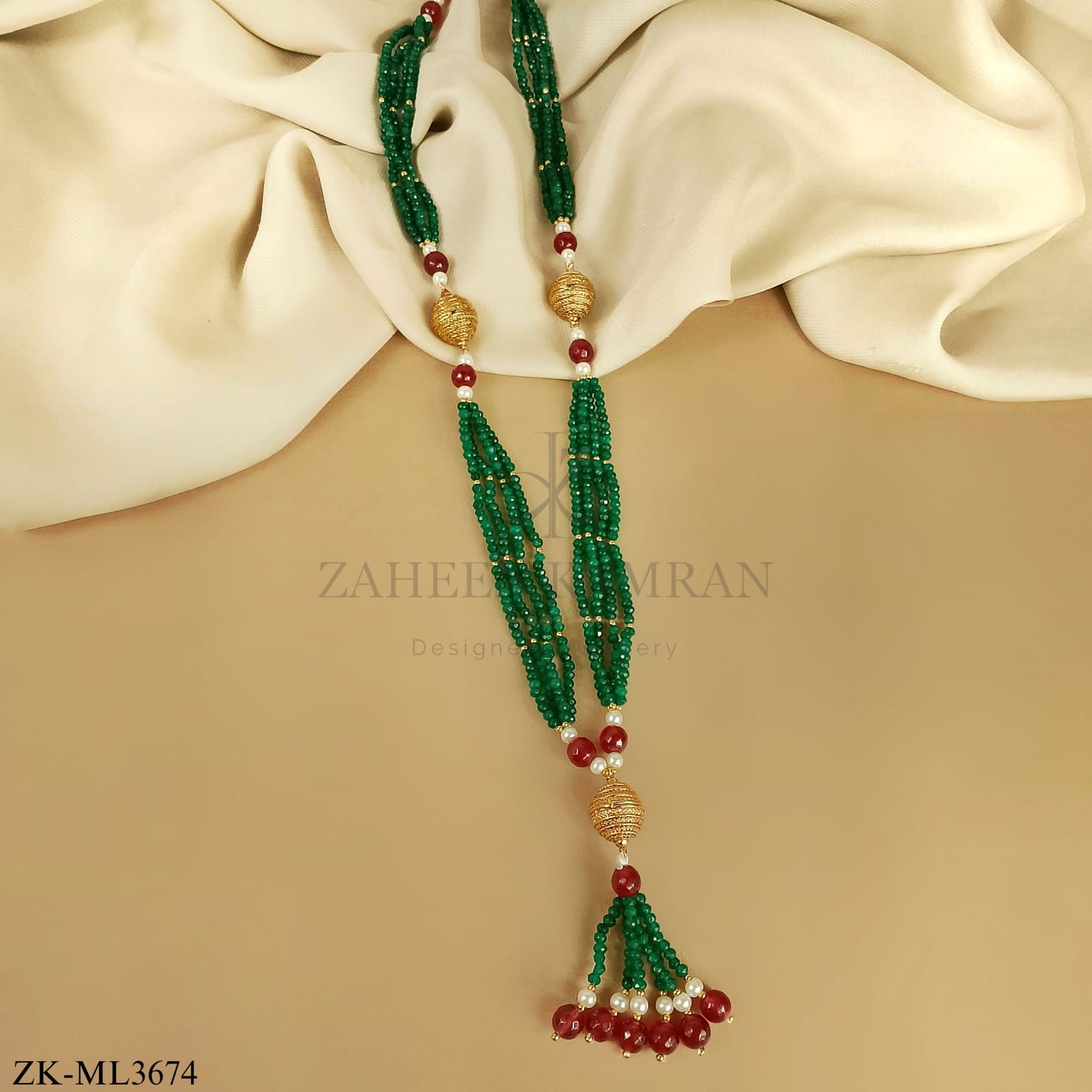 RUBY EMERALD MALA