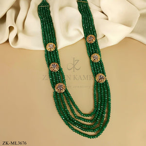 EMERALD LAYERED MALA