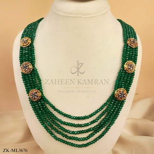 EMERALD LAYERED MALA