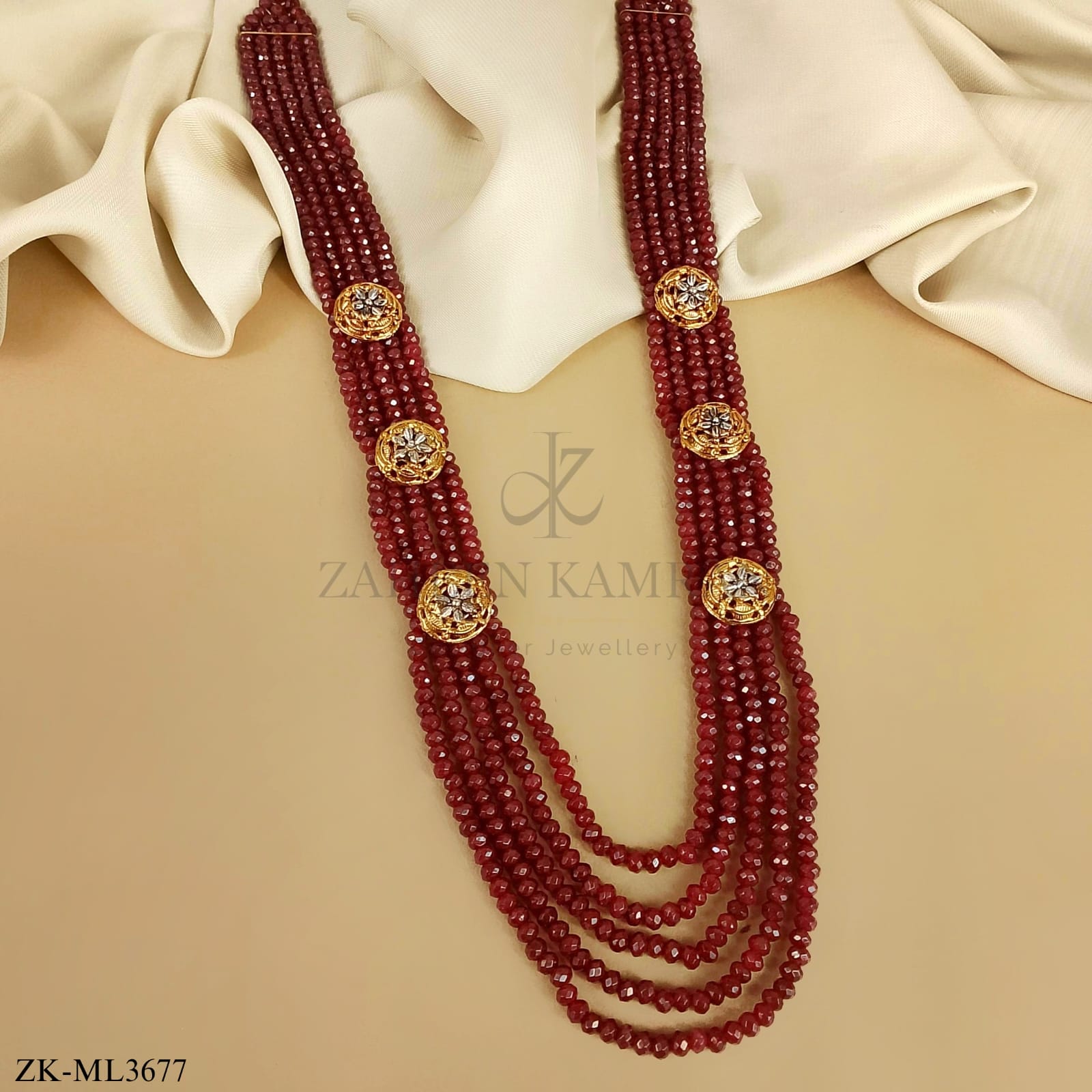 RUBY LAYERED MALA