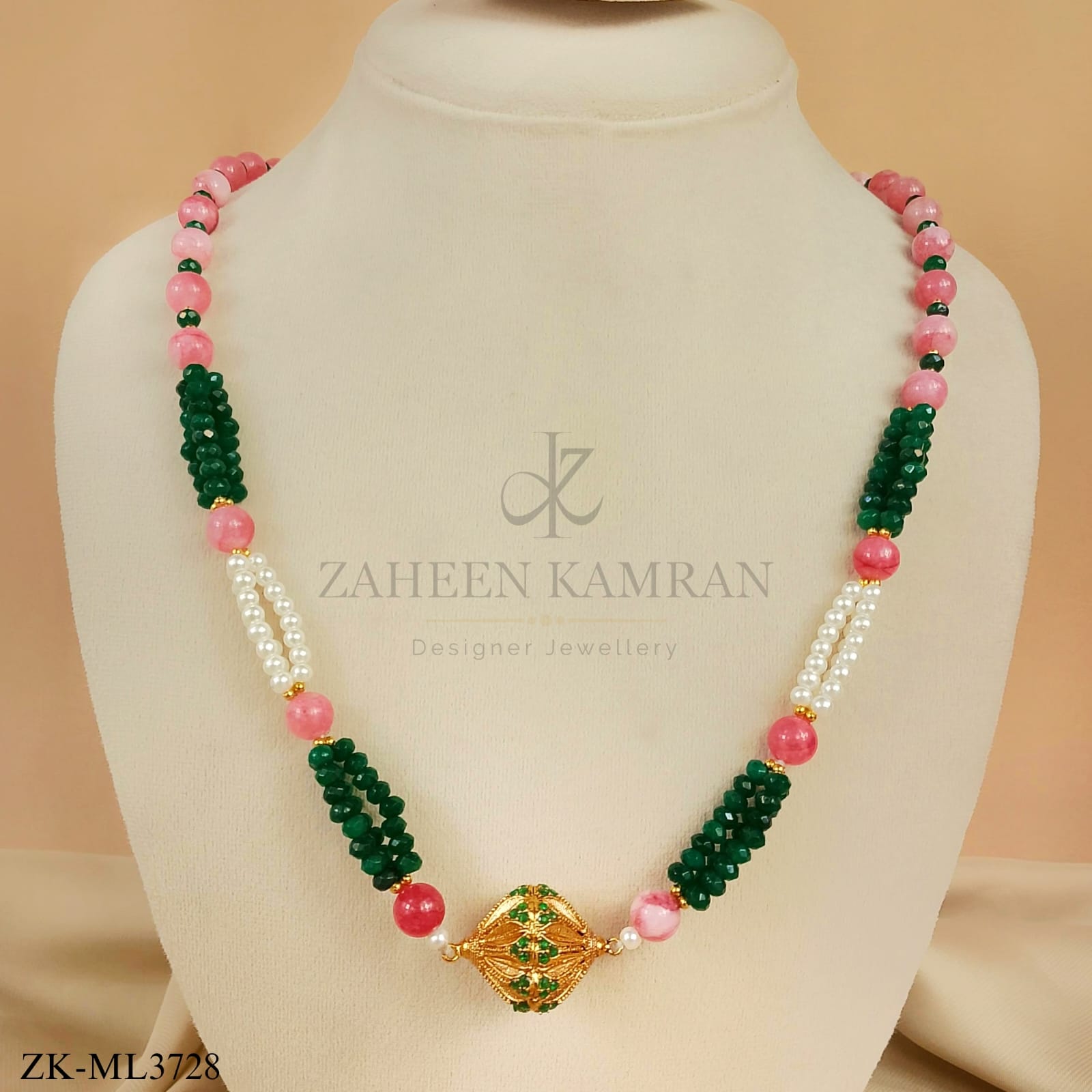 PINK ZIRCONIA MALA