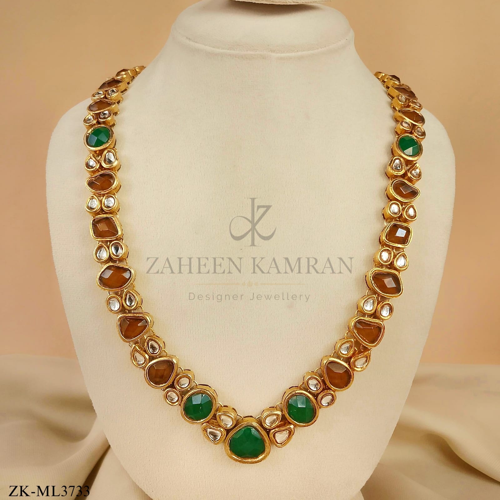 KUNDAN EMERALD MALA