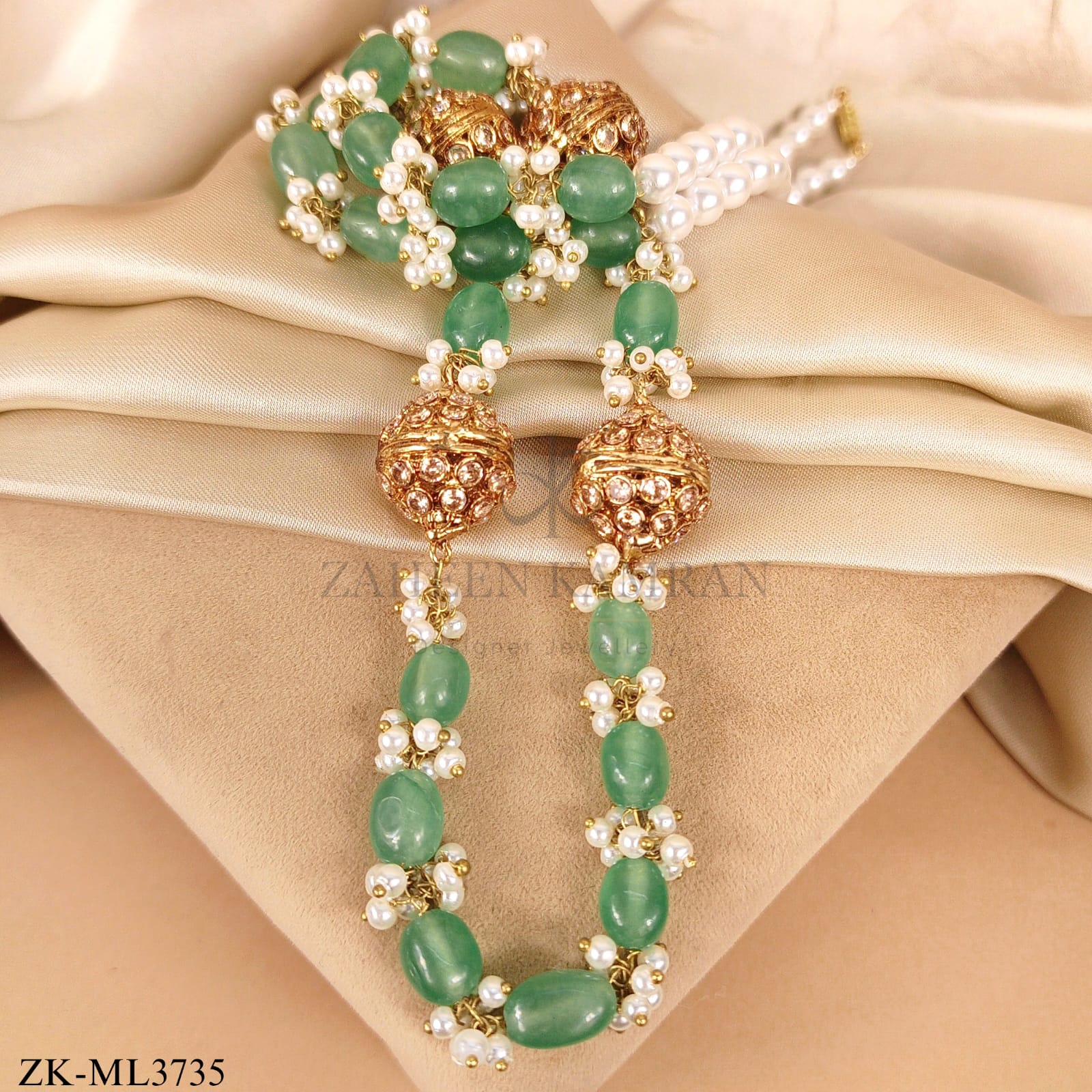 GREEN JADE MALA