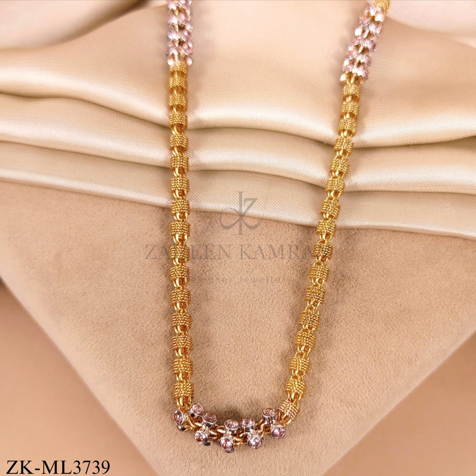 PINK ZIRCONIA MALA