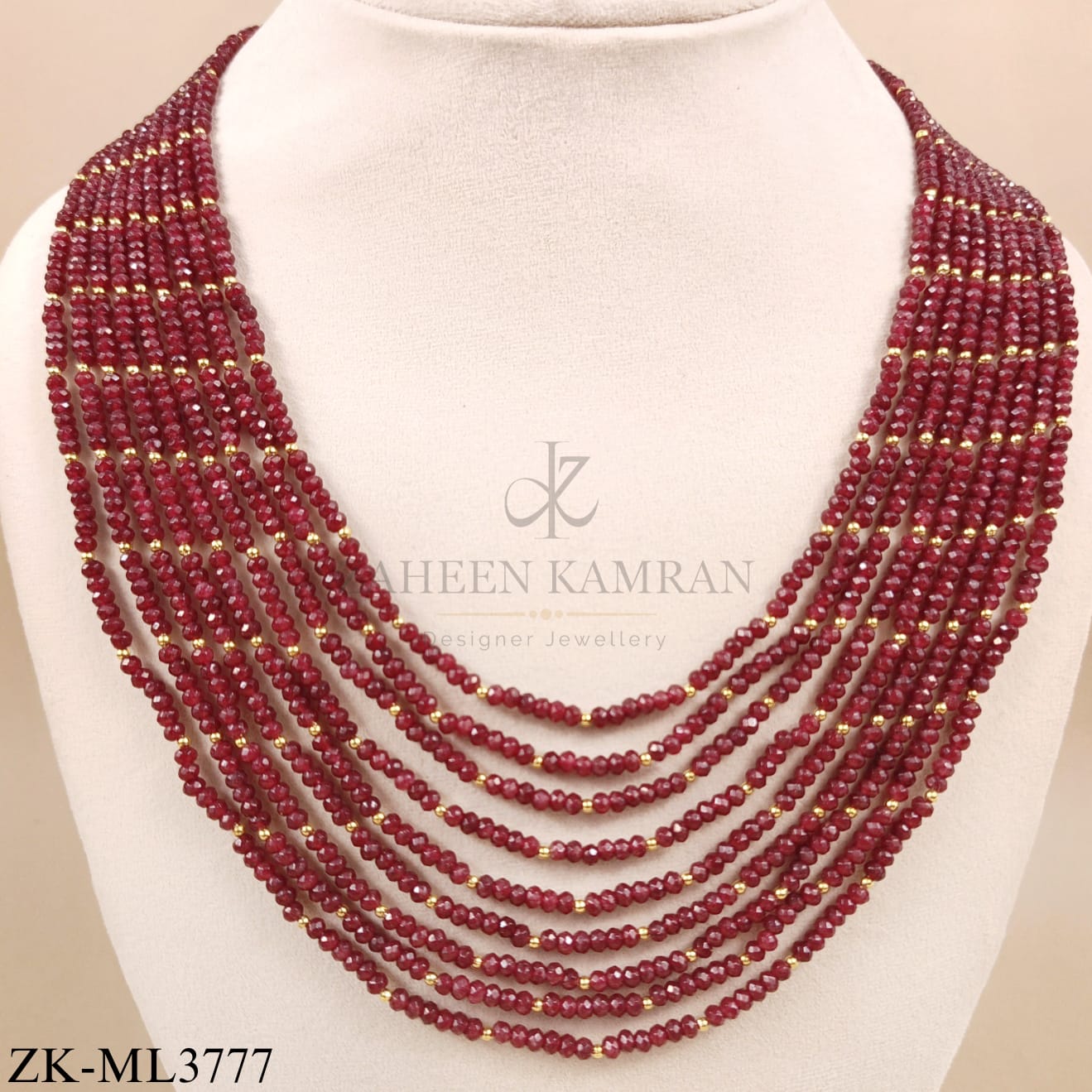 RUBY LAYERED MALA