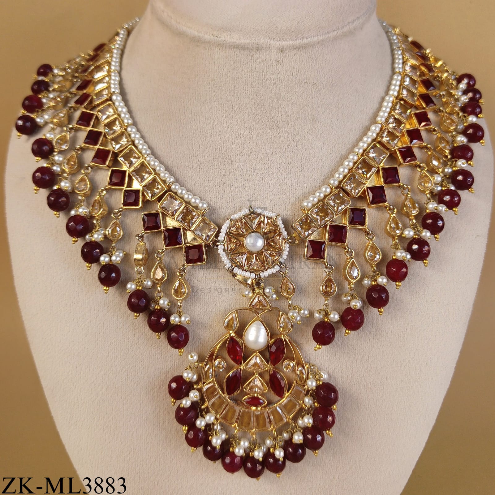 RUBY CHAMPAGNE MALA