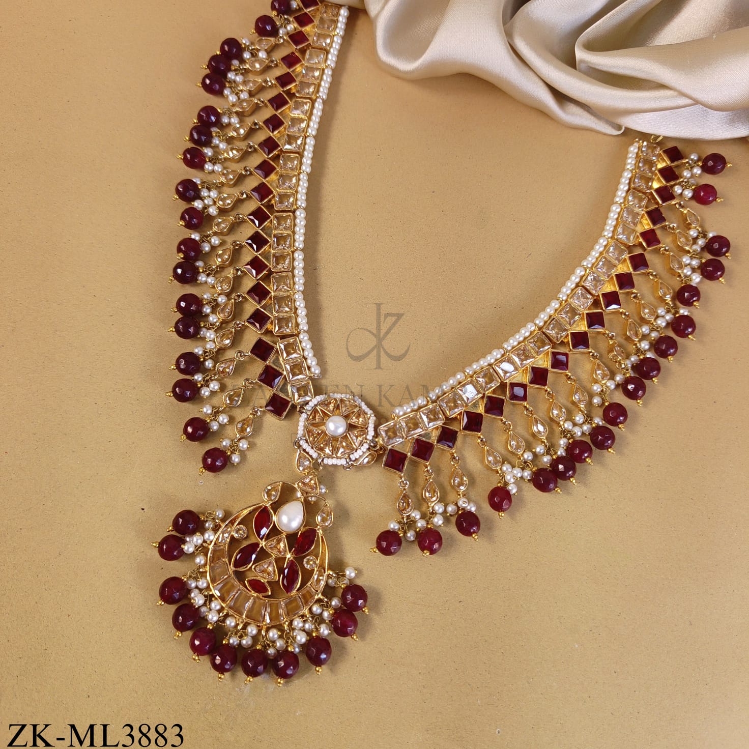 RUBY CHAMPAGNE MALA