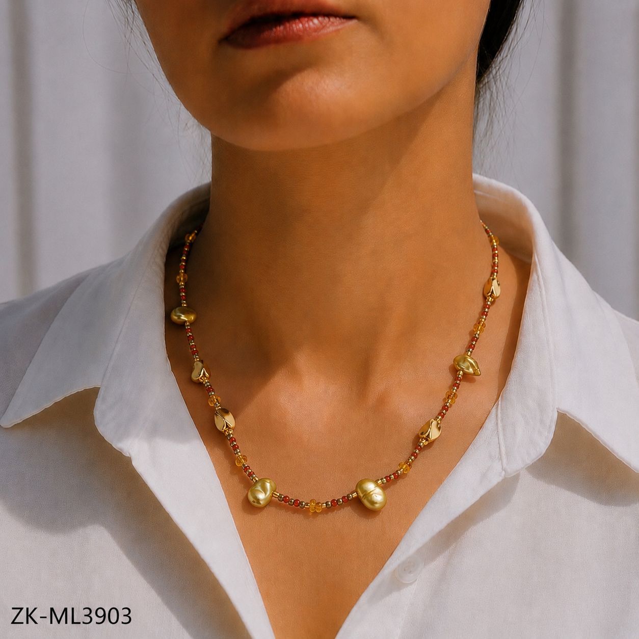 PERIDOT STONES MALA