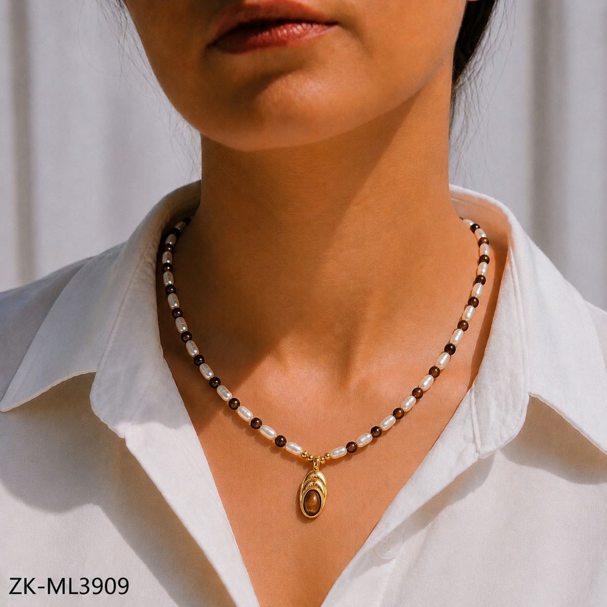 BROWN BEADS MALA