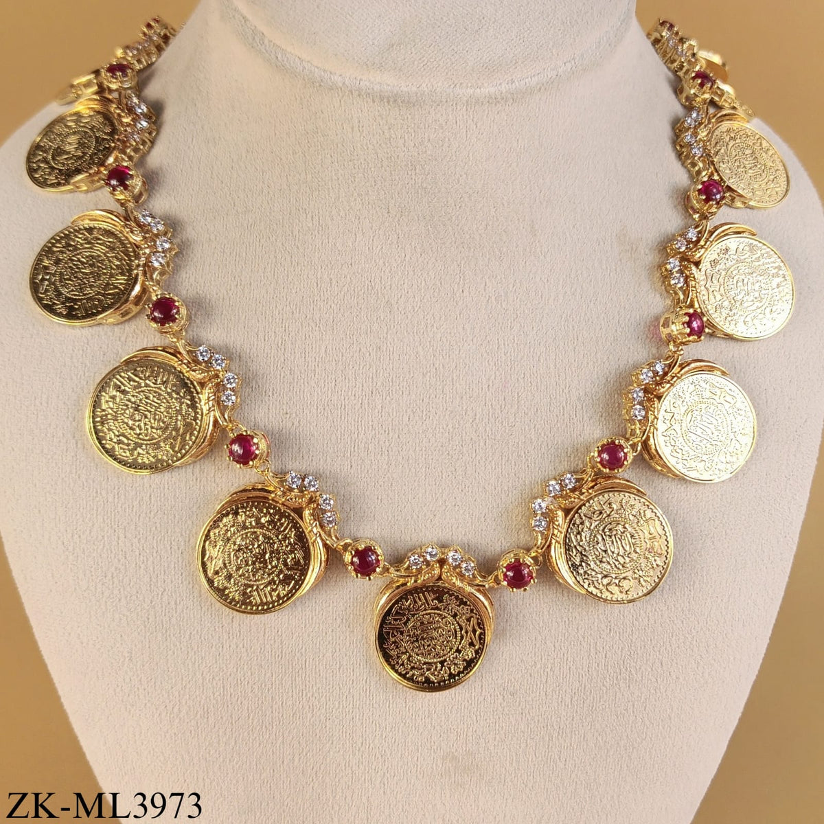 RUBY COINS MALA