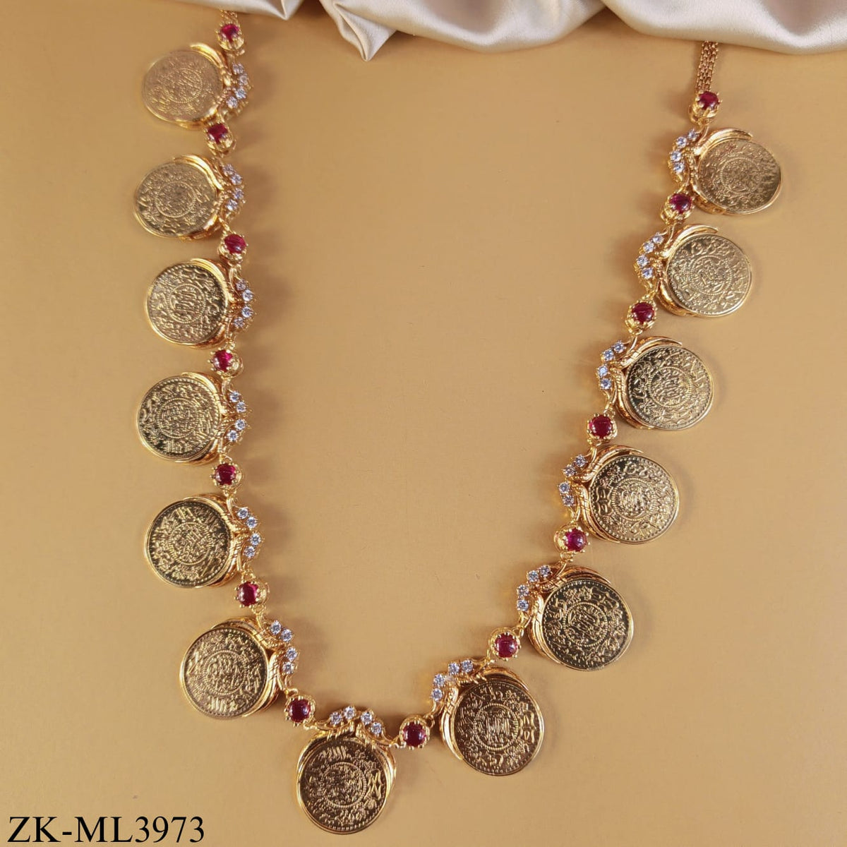 RUBY COINS MALA