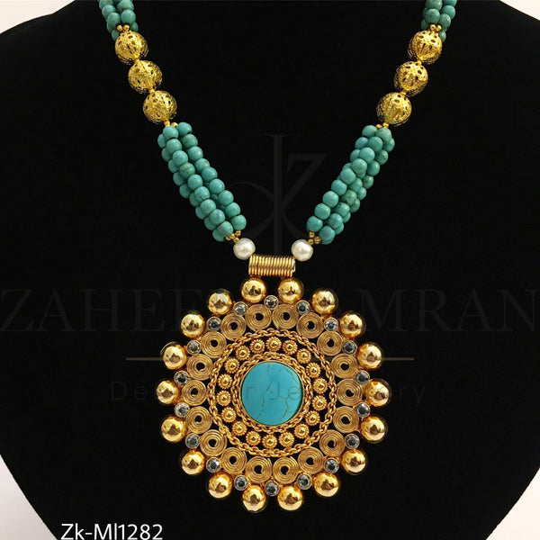 Feroza Gold mala