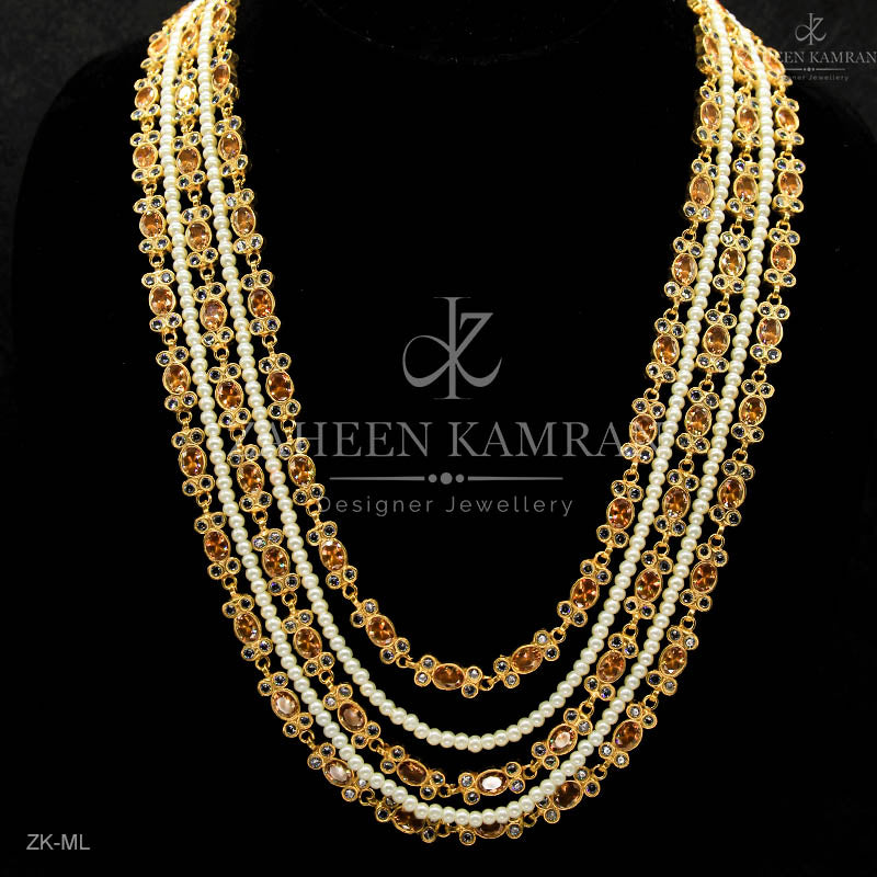 Excellent Topaz Haar Mala