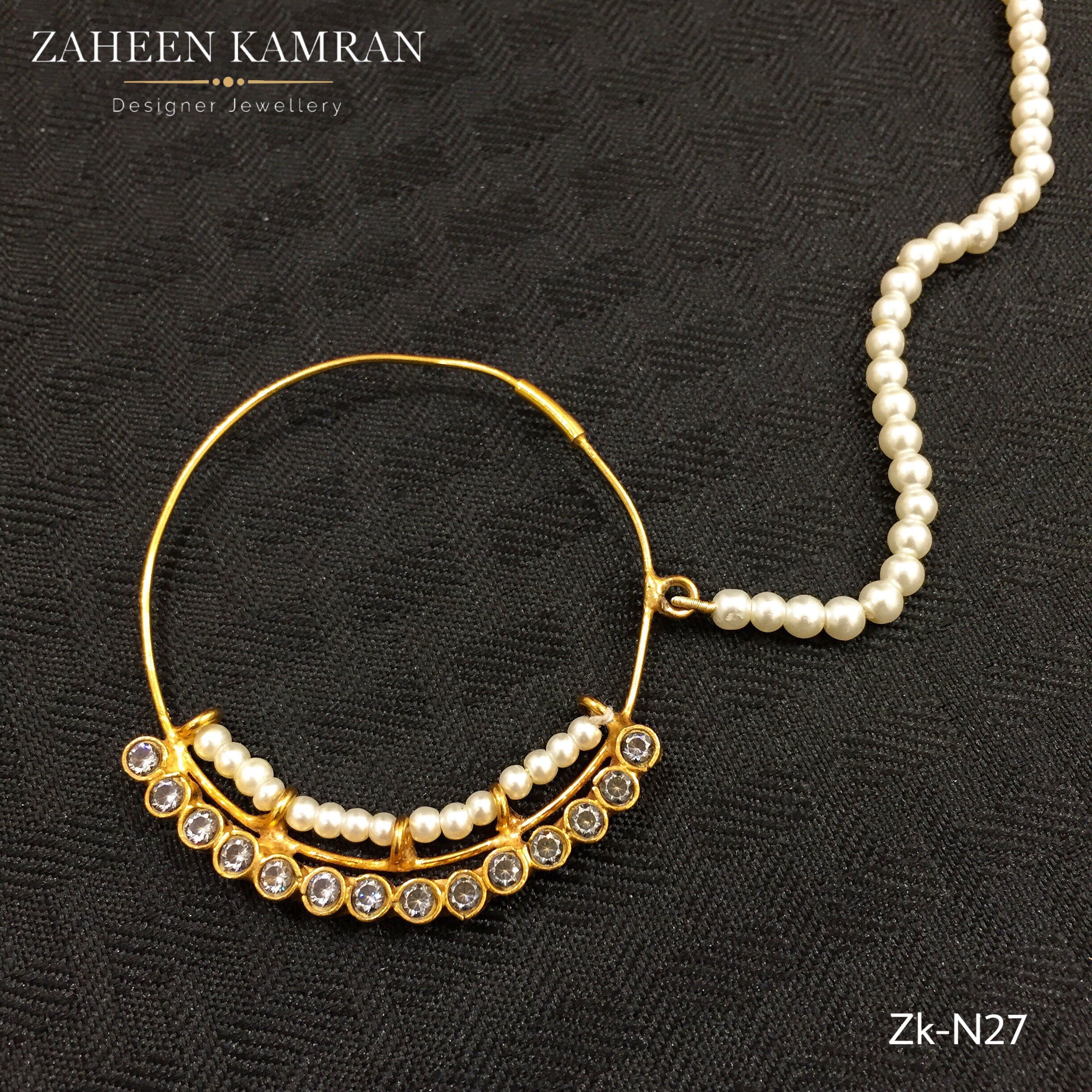 Pearl Zirconian Nose Ring!