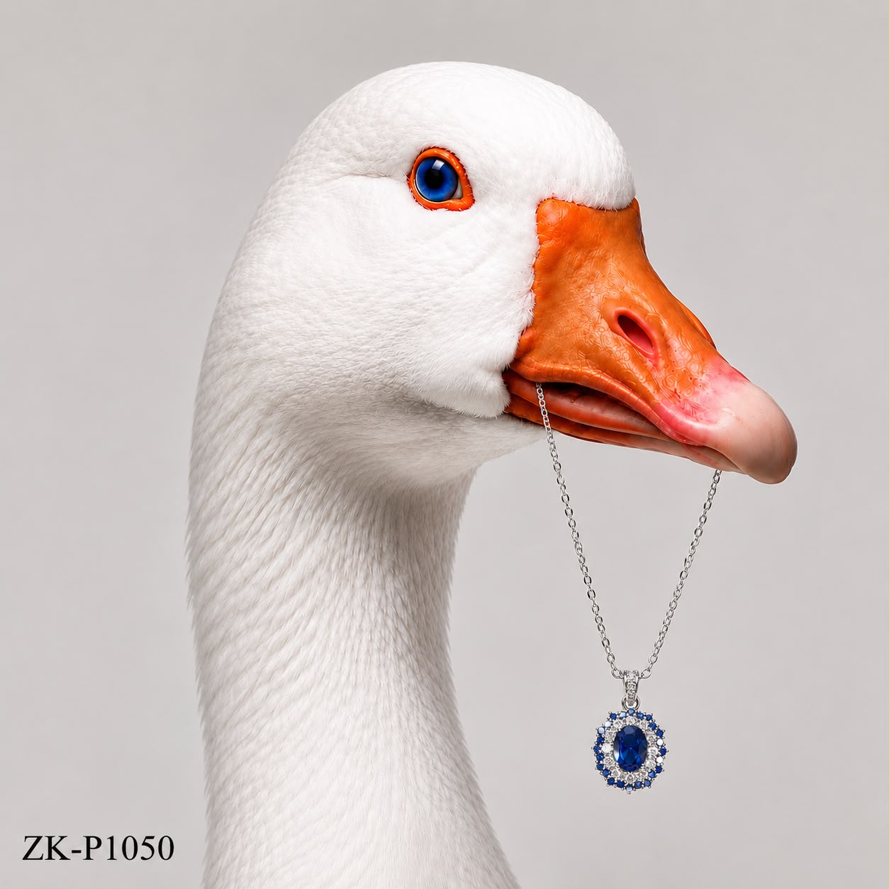 SAPPHIRE ZIRCONIAN PENDANT