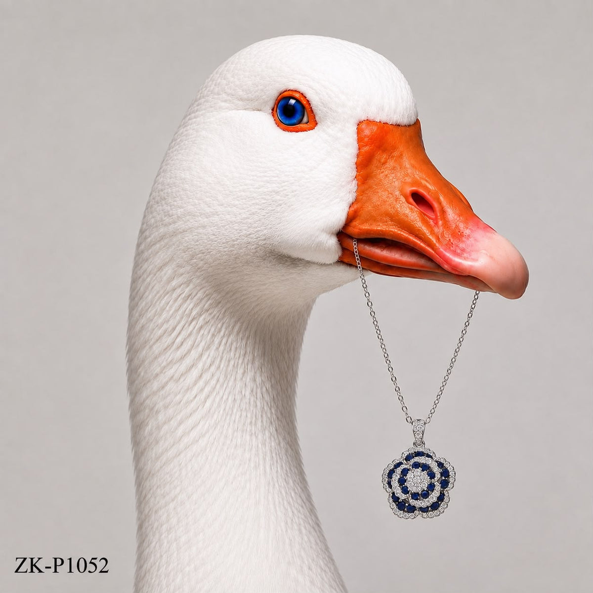 SAPPHIRE BLOSSOM PENDANT