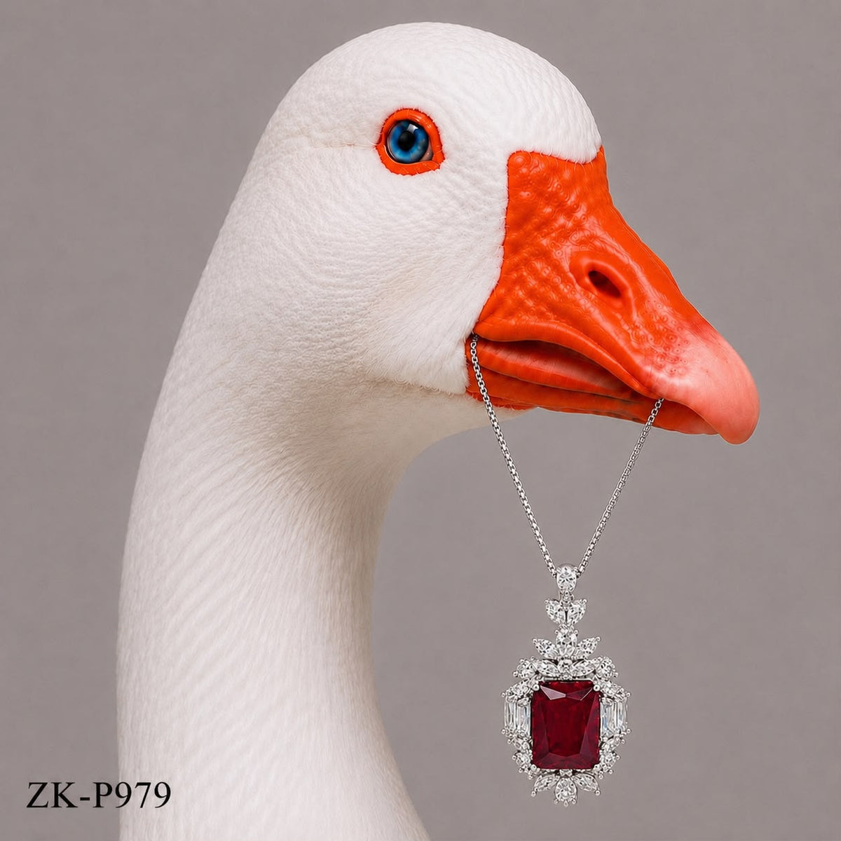 Vibrant Ruby Pendant