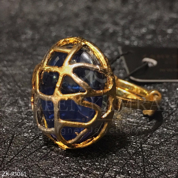 Turtle Sapphire Ring