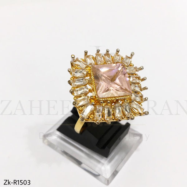 Dramatic Pink Ring