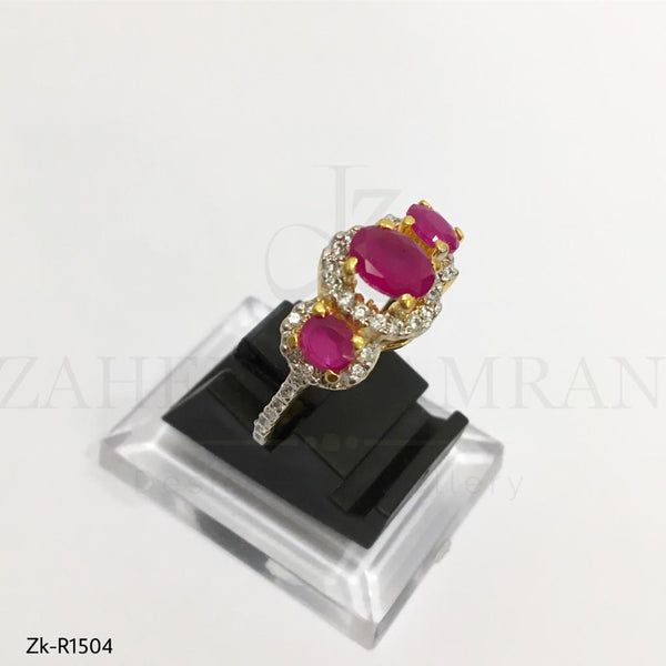 Silver Ruby Ring