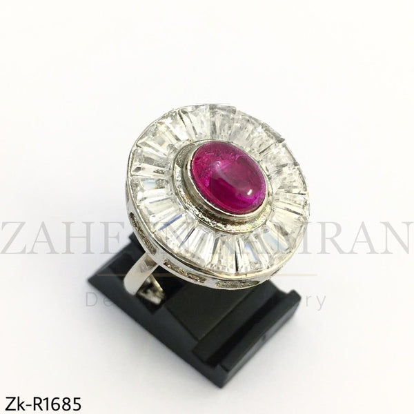 Silver Ruby Ring