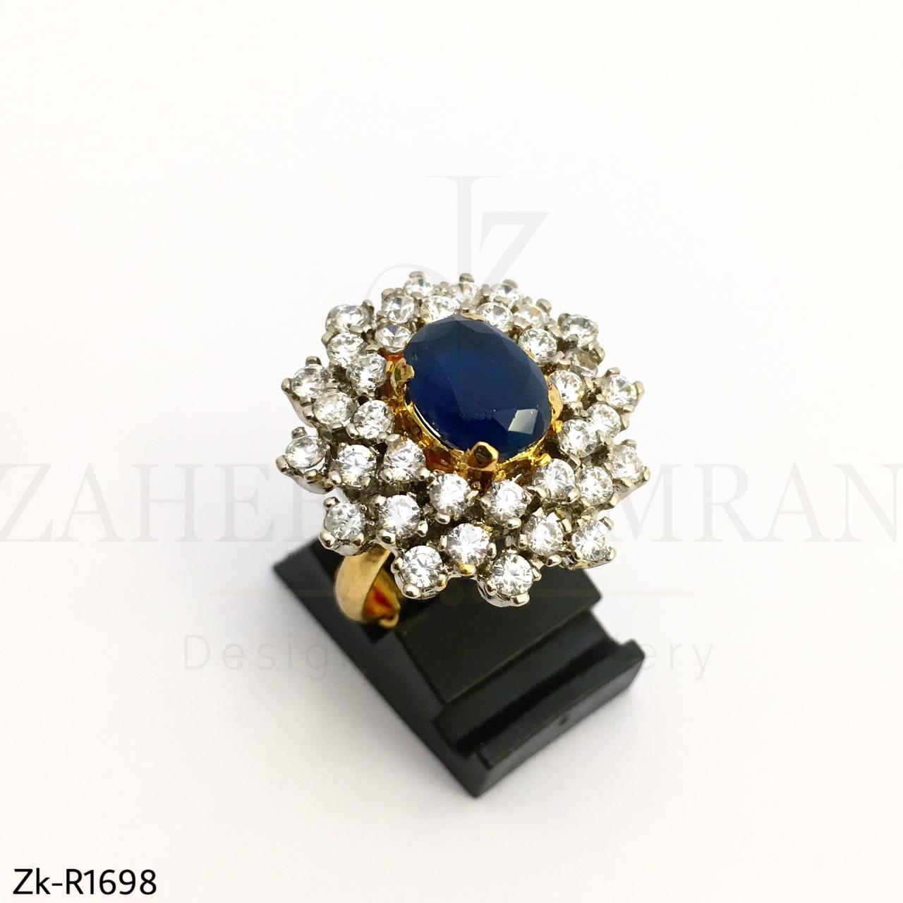 Sapphire Zirconia ring