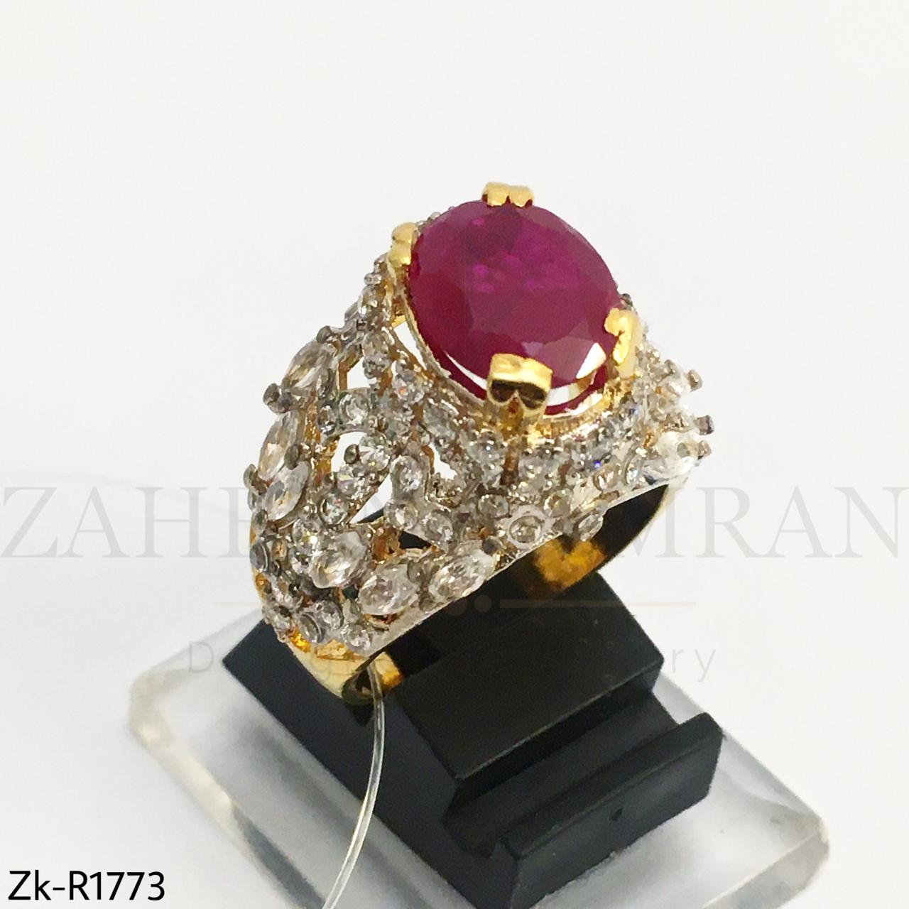 Ruby Zirconia Ring
