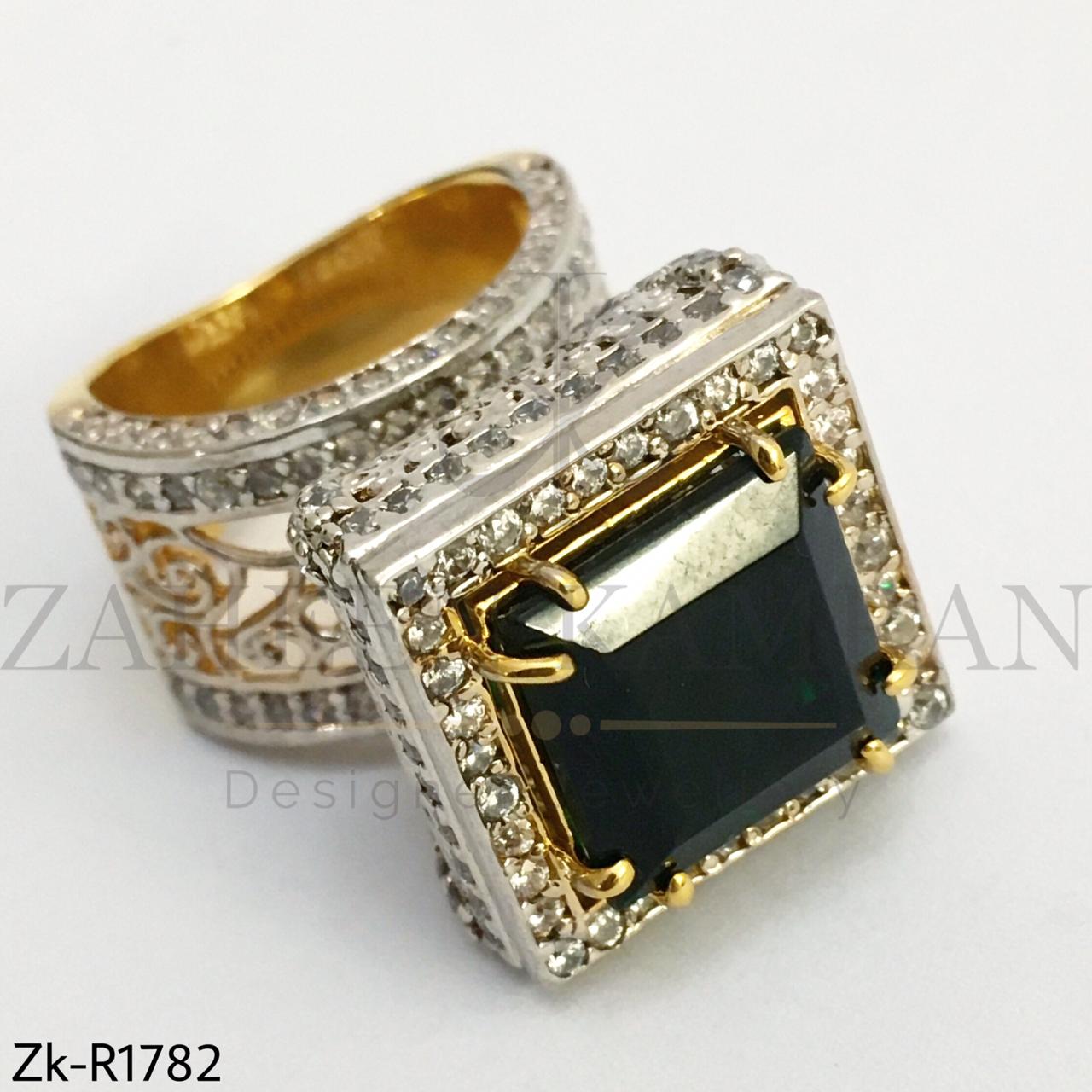 Agate Zirconia ring