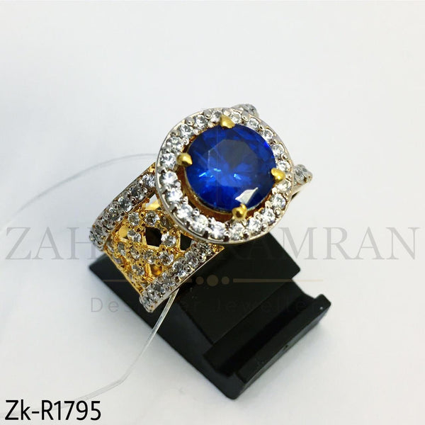 Sapphire Zirconian ring