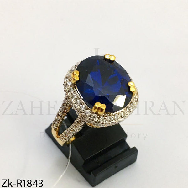 Sapphire Zirconian ring