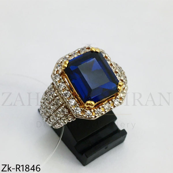 Sapphire Zirconian ring