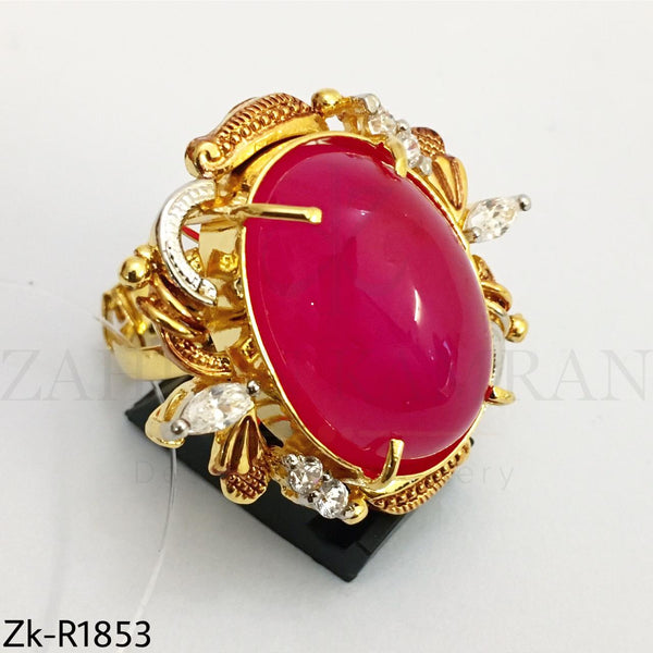 Golden ruby ring