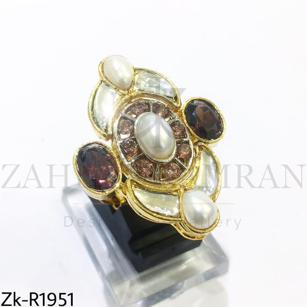 Egyptian pearls ring