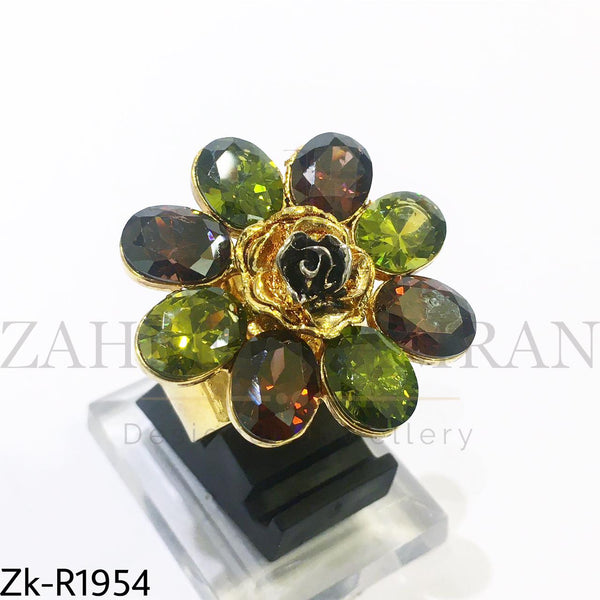 Floral stylish ring