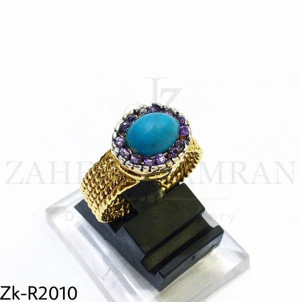 Oval feroza ring