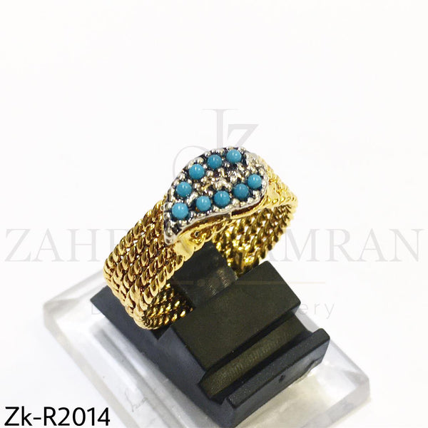 Feroza Twisted band ring