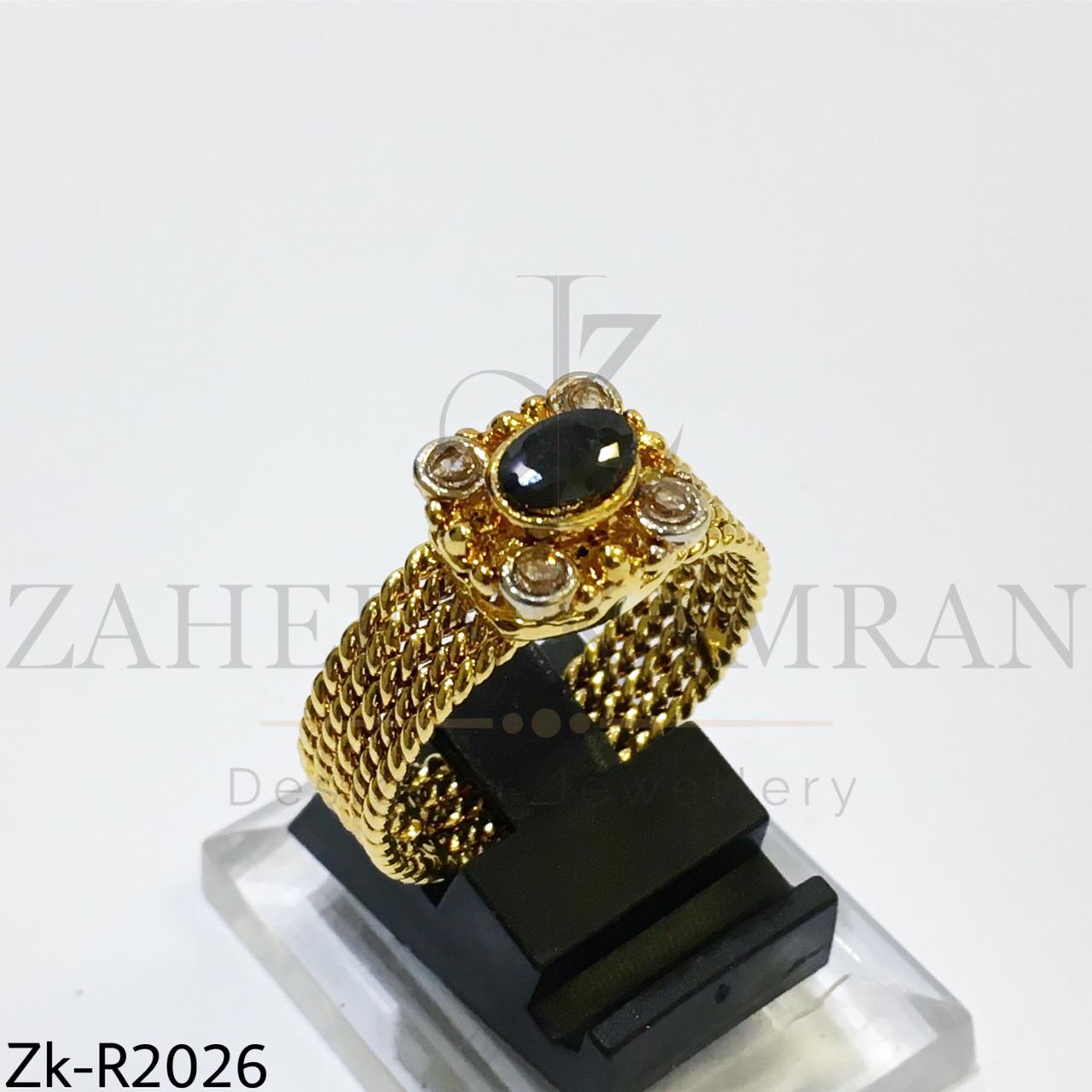 Agate twisted ring