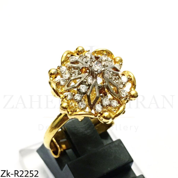 Zirconian Golden Ring