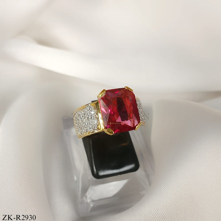 925 GARNET RING