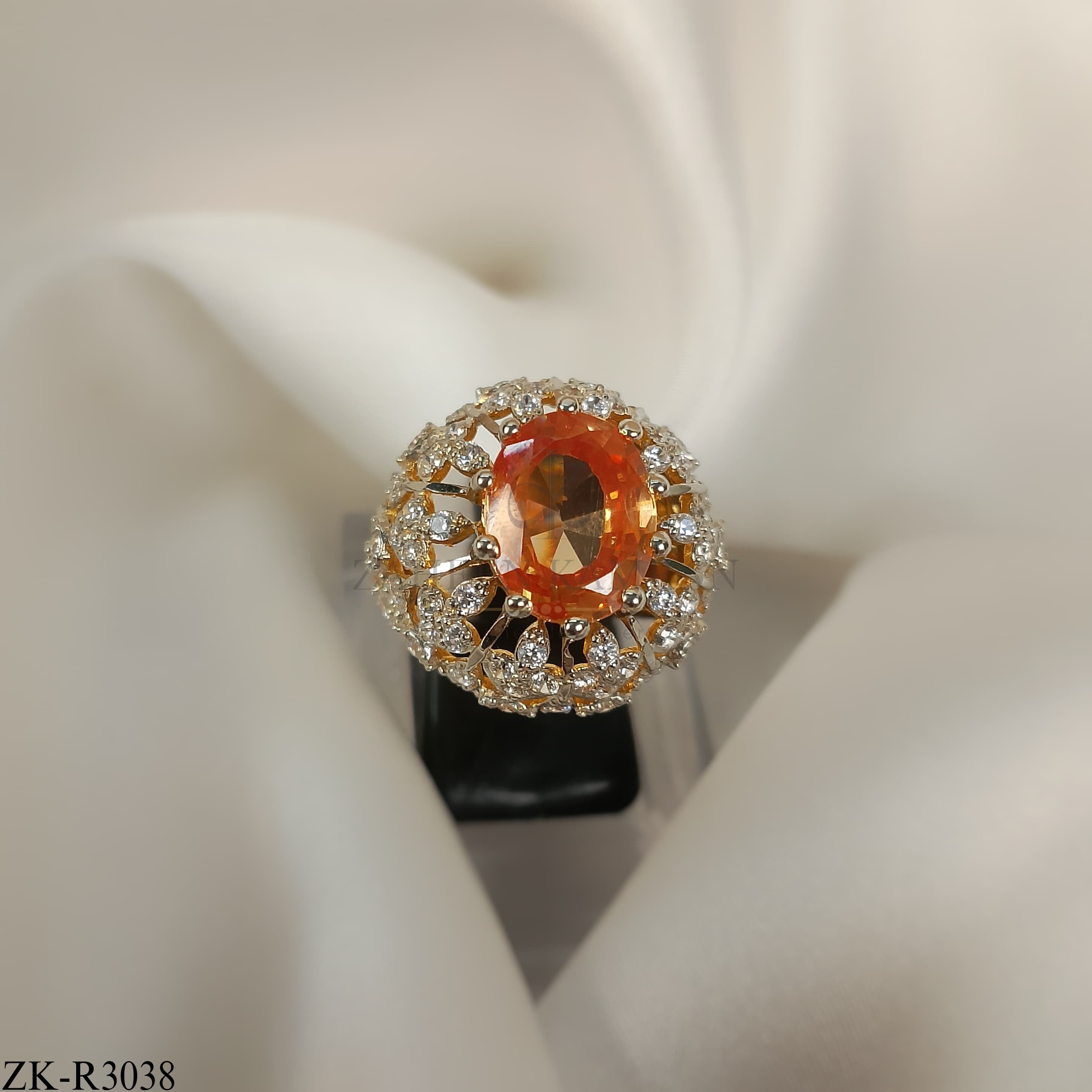 925 CITRINE RING