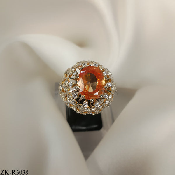 925 CITRINE RING