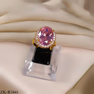 PINK STONE RING