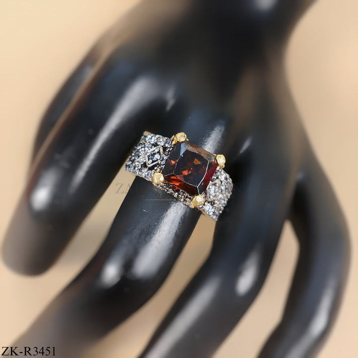 COFFEE STONE RING
