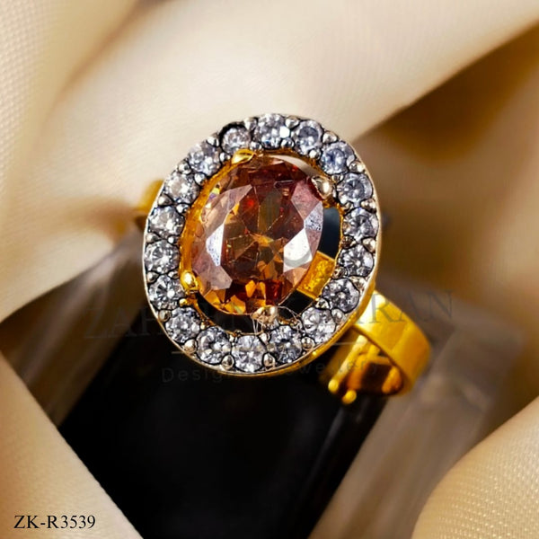 COFFEE STONE RING