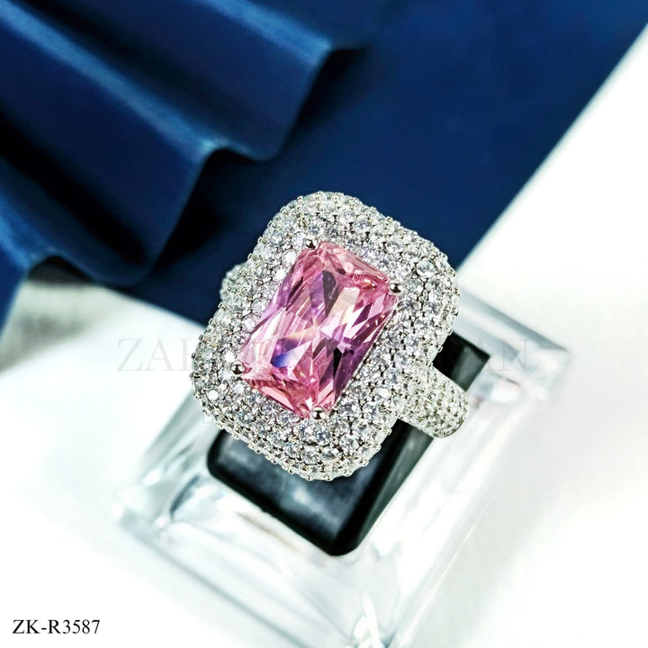 PINK ZIRCONIA RING