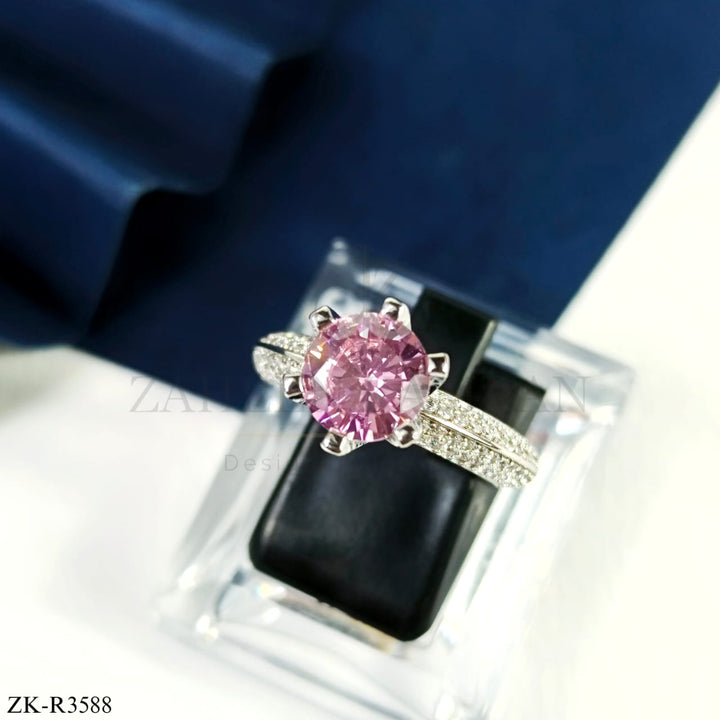 PINK ZIRCONIA RING