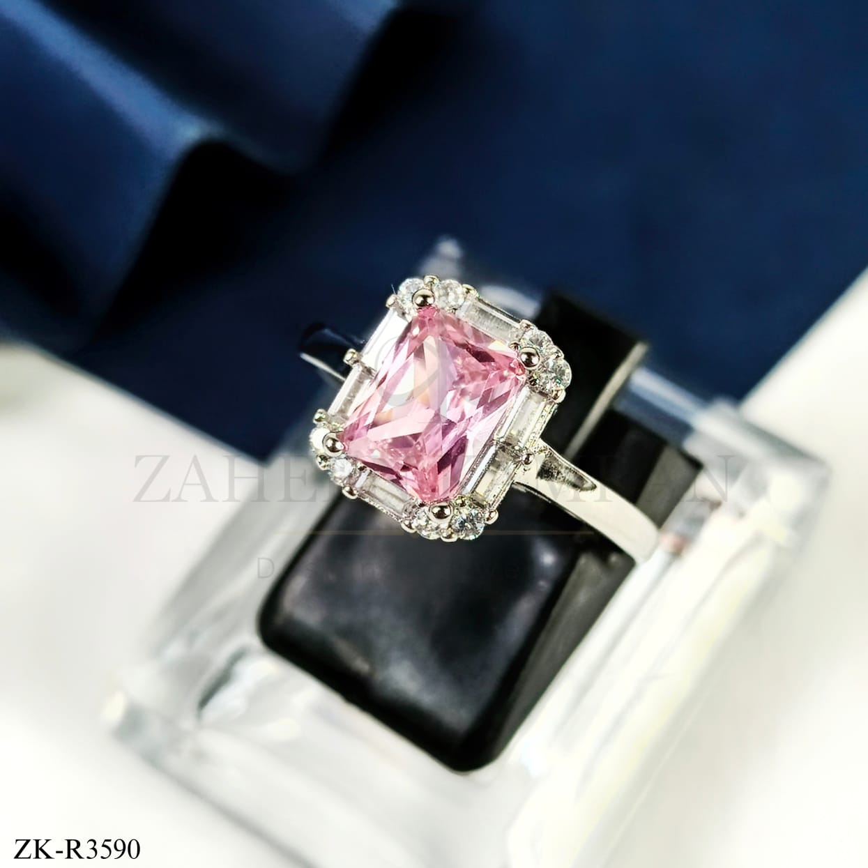 PINK ZIRCONIA RING